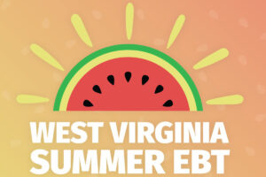 WV SEBT with a piece of watermelon that looks like a sun.